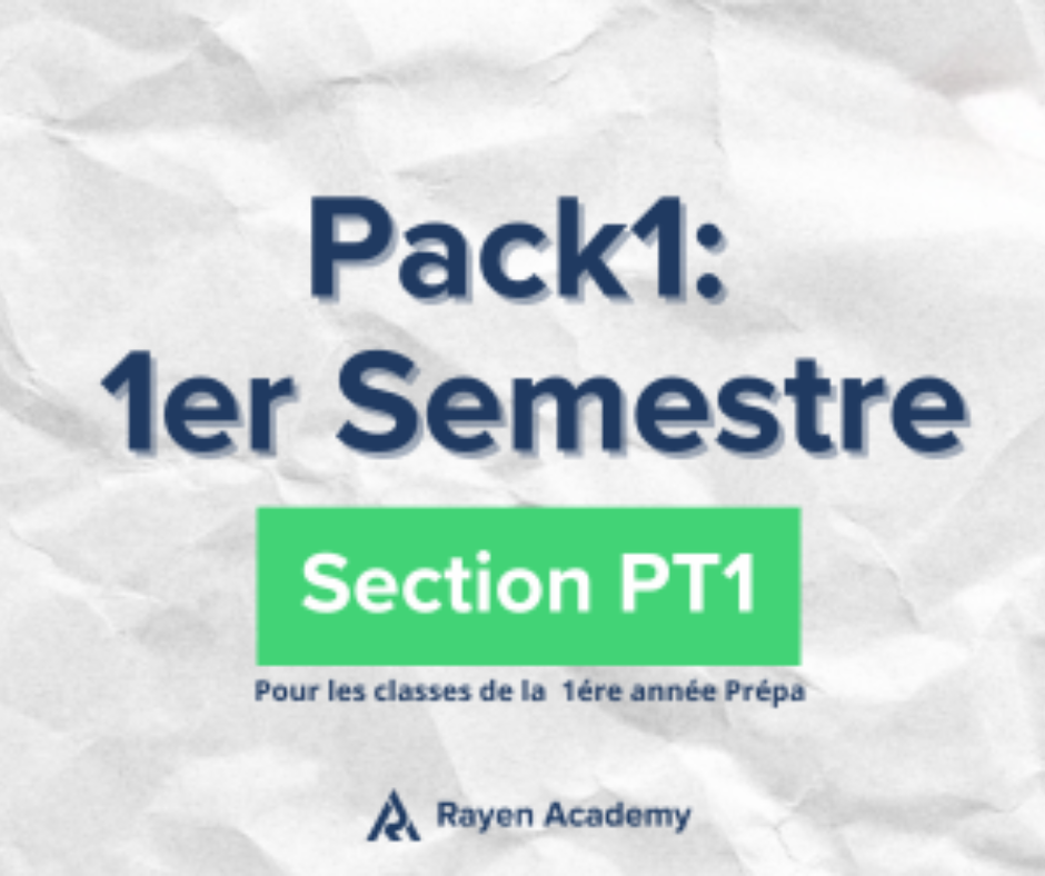 Pack 1er semestre PT1